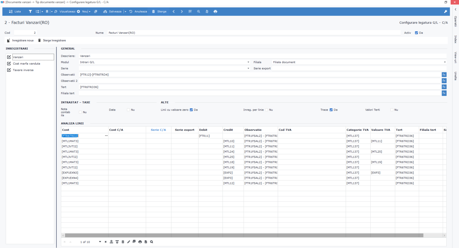 D406 (SAF-T) – Wiki Romania
